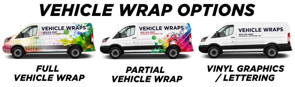 Sun City West Vehicle Wraps vehicle wrap options
